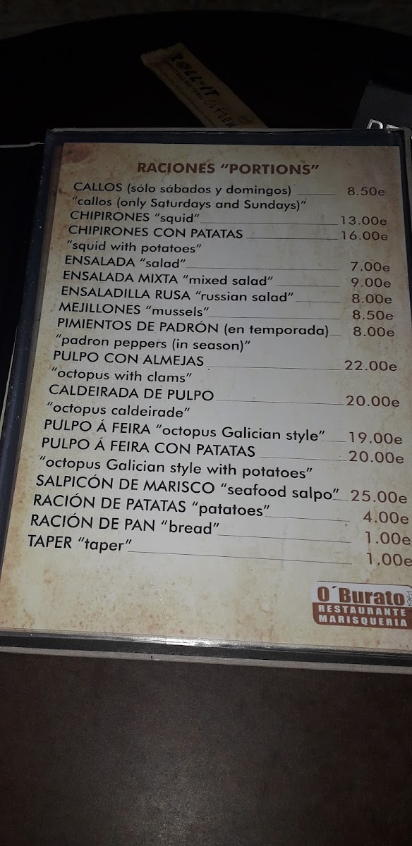 Menu Restaurante O Burato-9